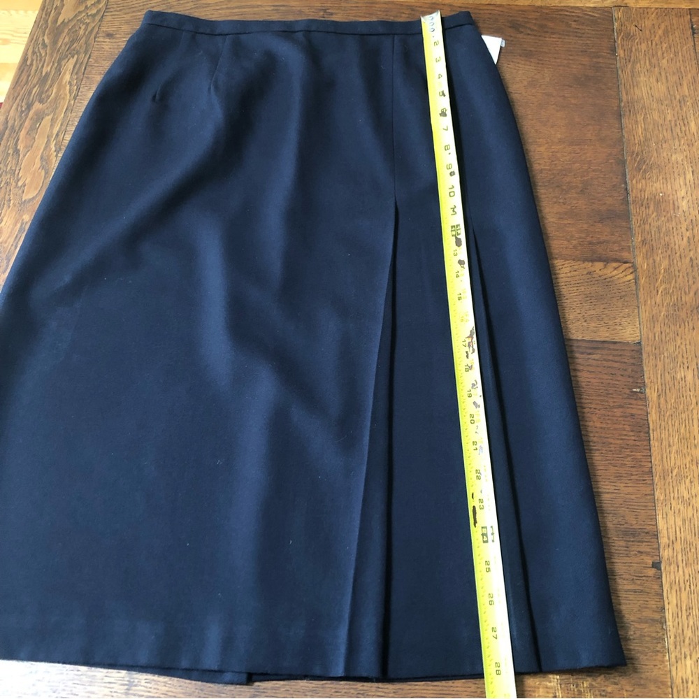 Talbots Wool Pencil Navy Skirt
